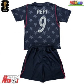 Estados Unidos Ricardo Pepi #9 Segunda Equipación Niños Mundial 2026 Manga Corta (+ Pantalones cortos)